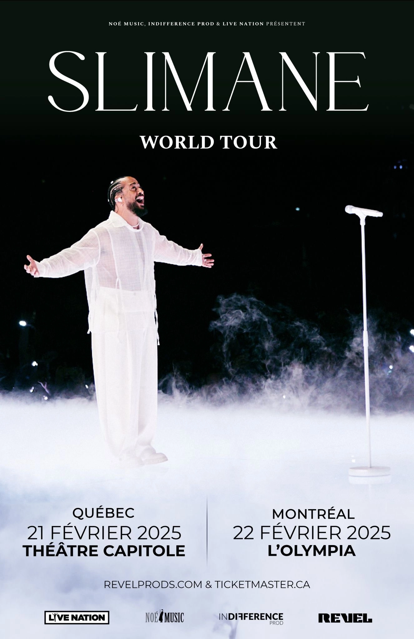 Slimane in der Olympia Montreal Tickets