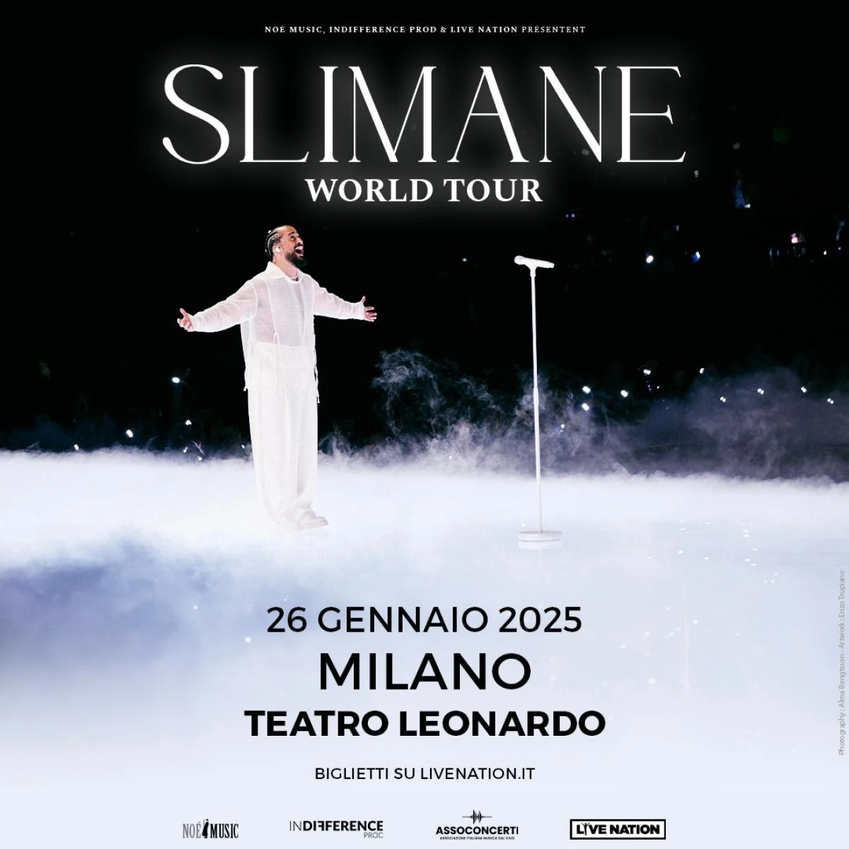 Billets Slimane (Teatro Leonardo - Milan)