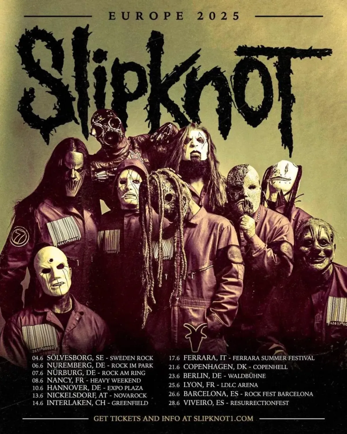 Slipknot at Waldbühne Tickets