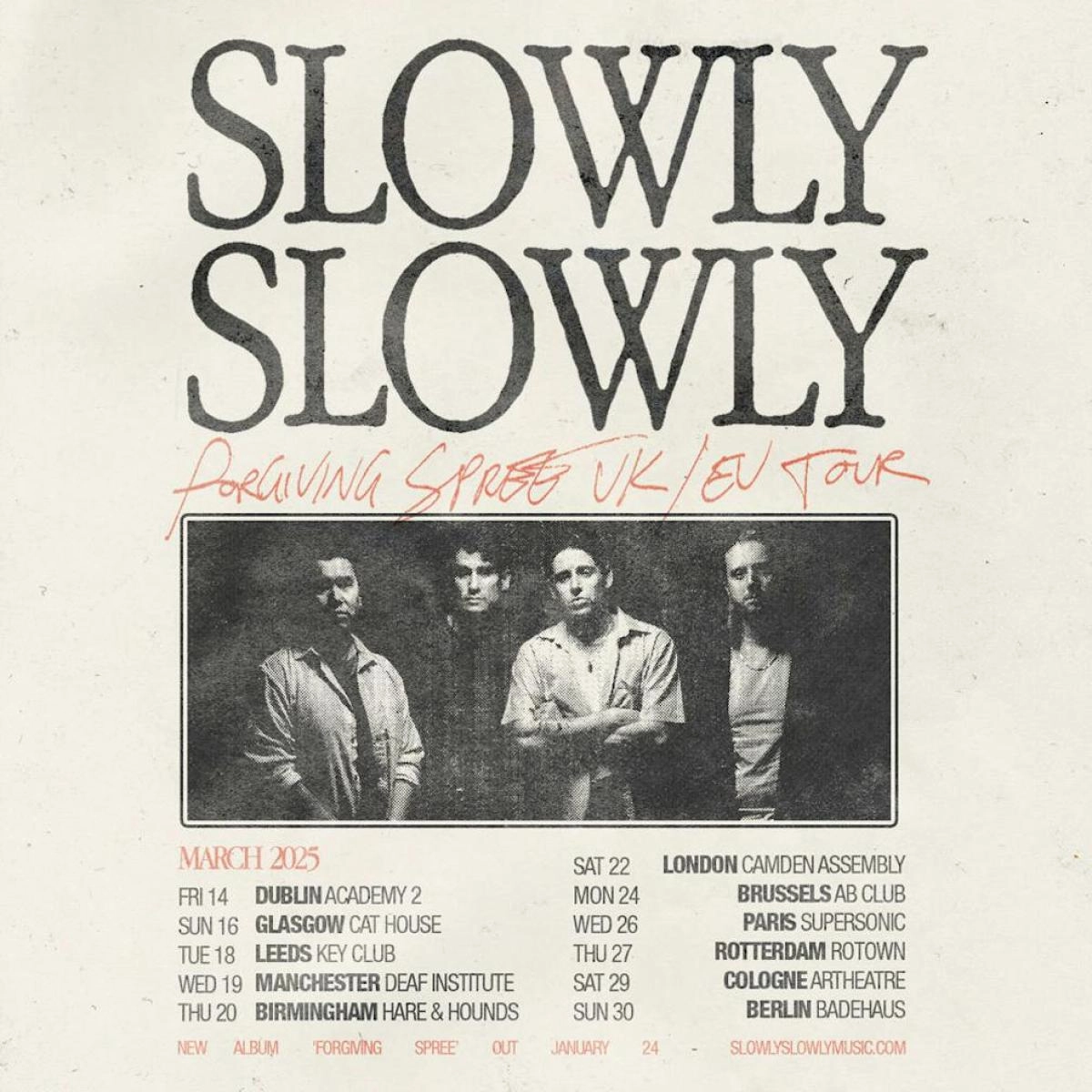 Billets Slowly Slowly (Artheater - Cologne)