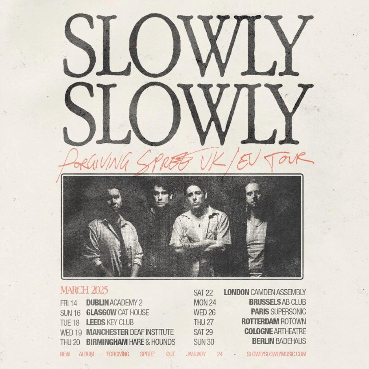 Billets Slowly Slowly (Supersonic Records - Paris)