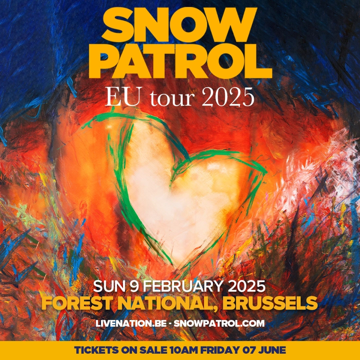 Snow Patrol in der Forest National Tickets