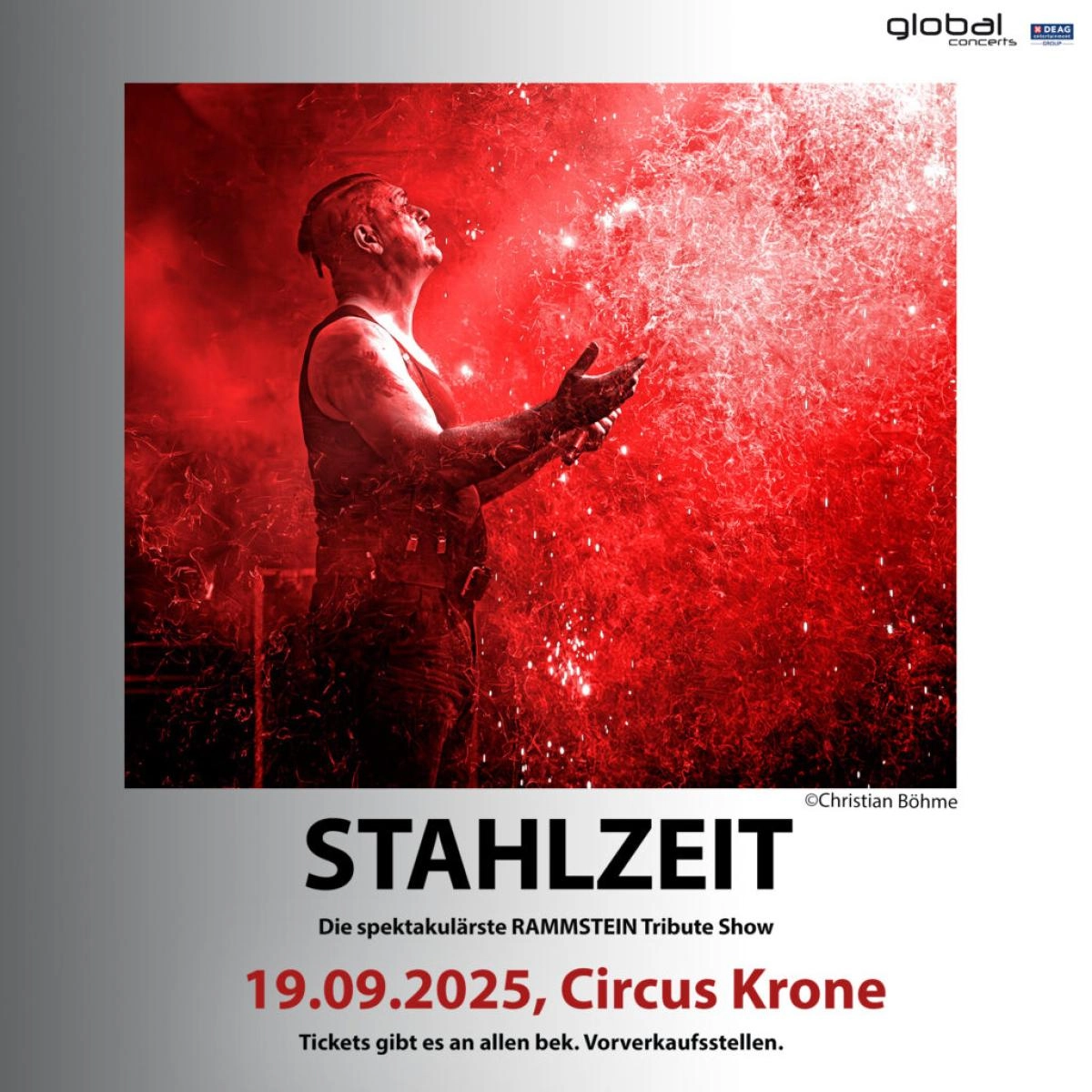 Stahlzeit in der Circus Krone Tickets