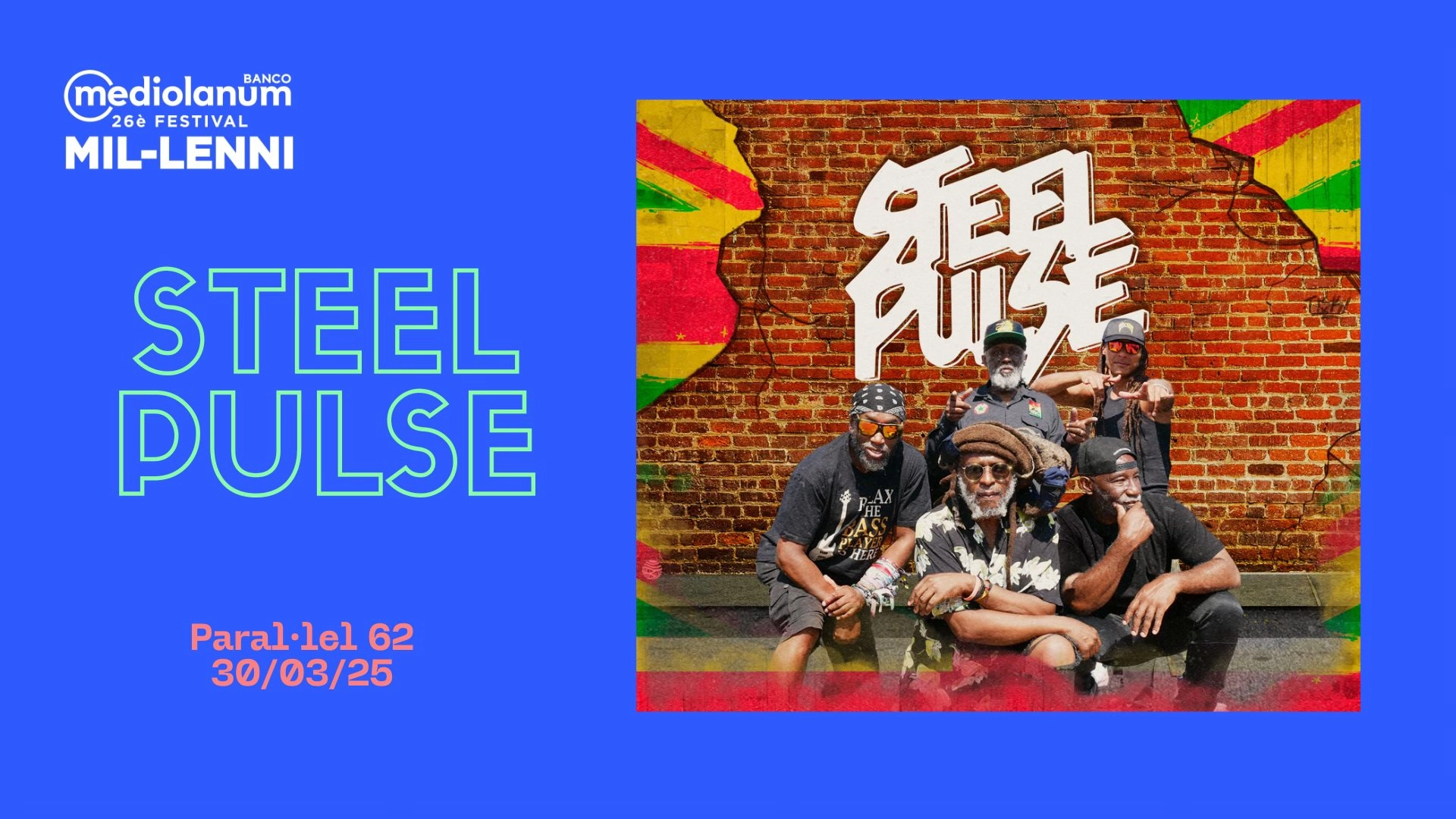 Steel Pulse en Paral-lel 62 Tickets