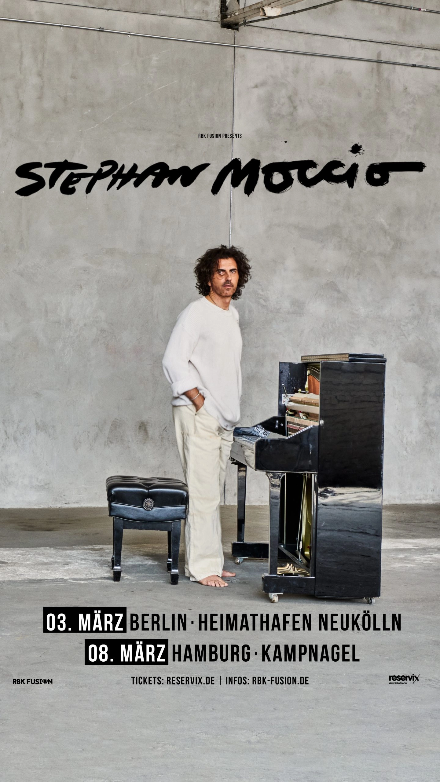 Stephan Moccio en Heimathafen Neukölln Tickets