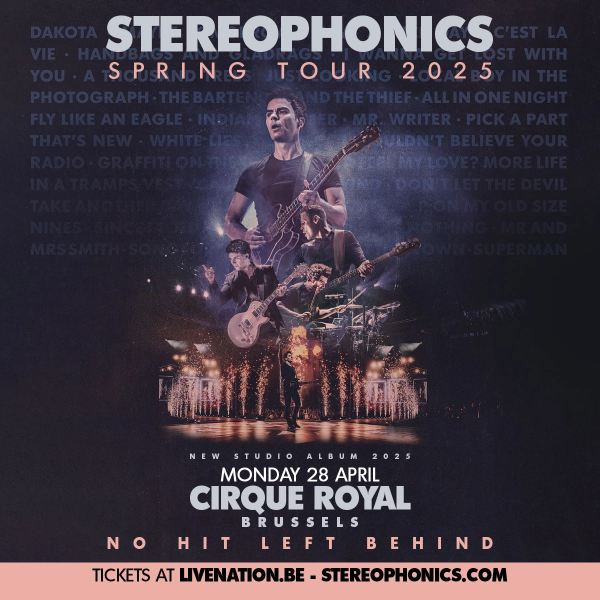 Stereophonics at Cirque Royal Tickets