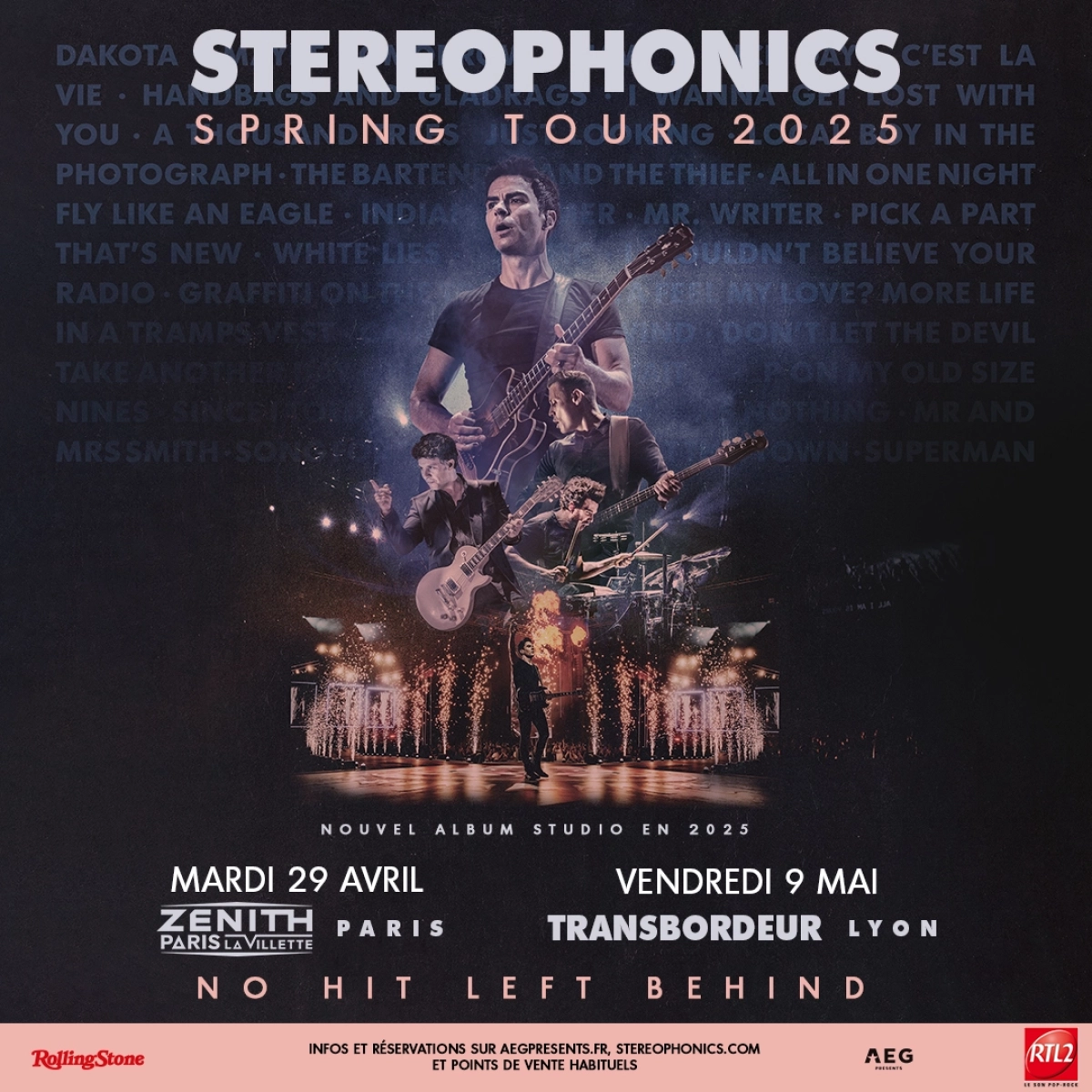 Billets Stereophonics (Le Transbordeur - Villeurbanne)