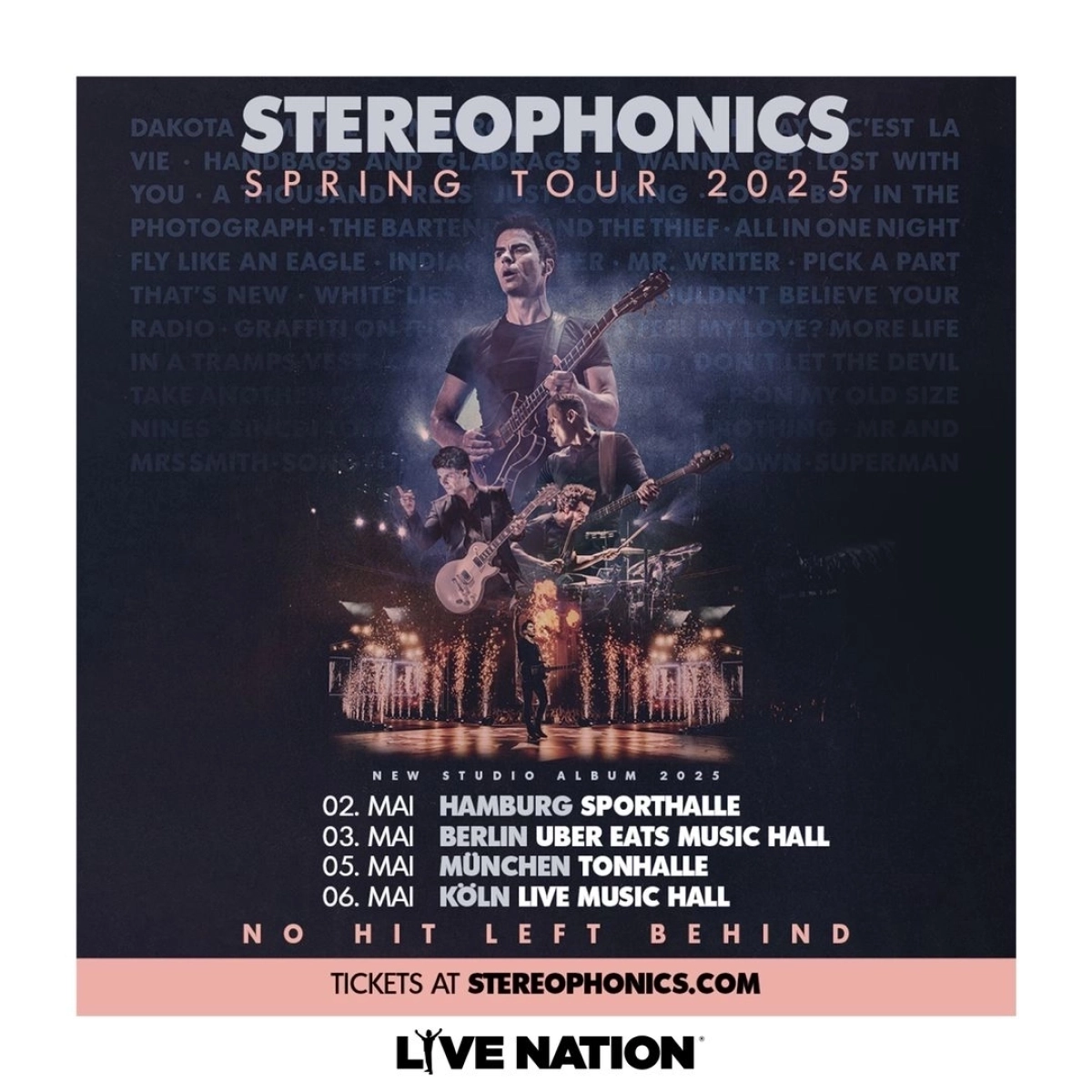 Billets Stereophonics (Live Music Hall - Cologne)