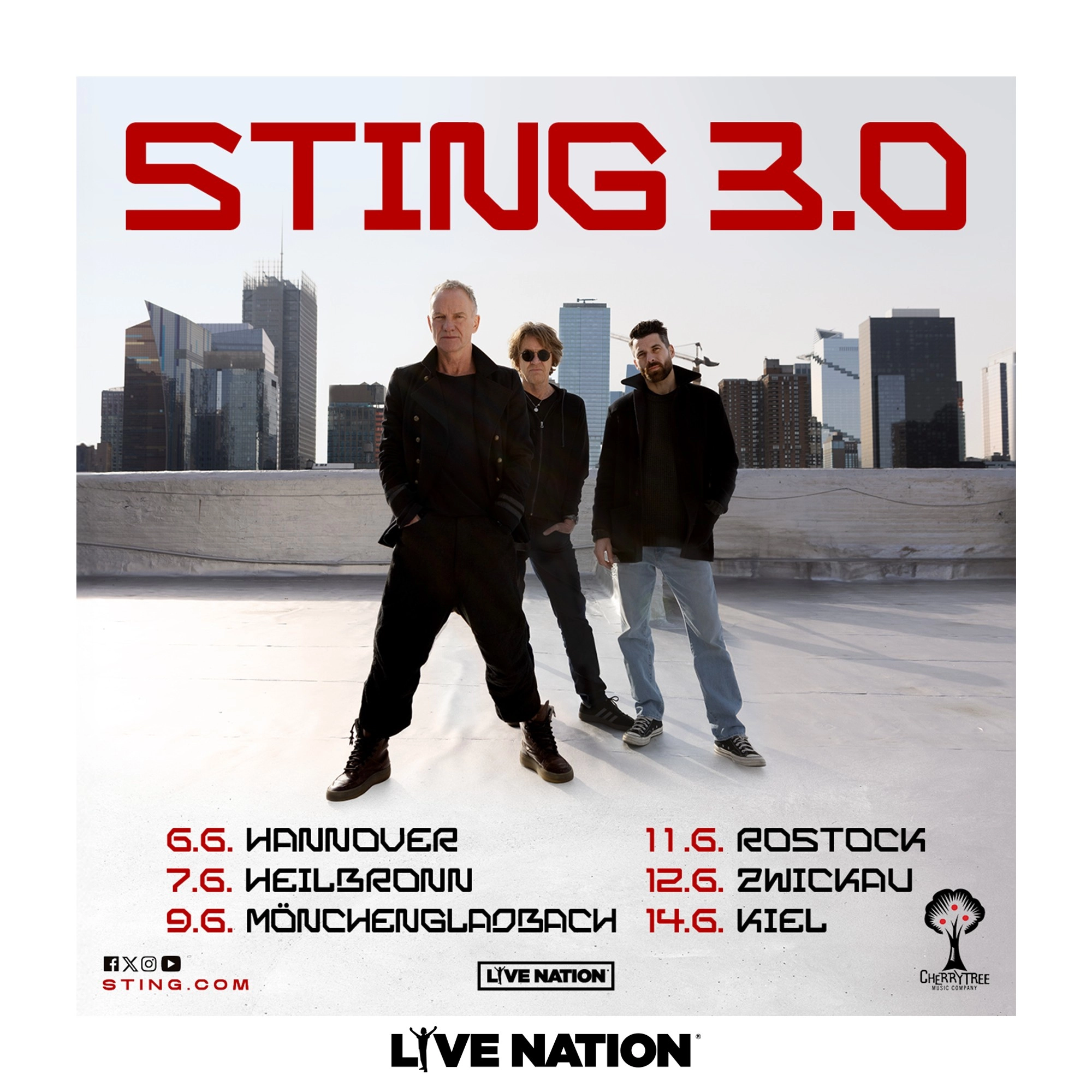 Sting 3.0 en Sparkassenpark Tickets