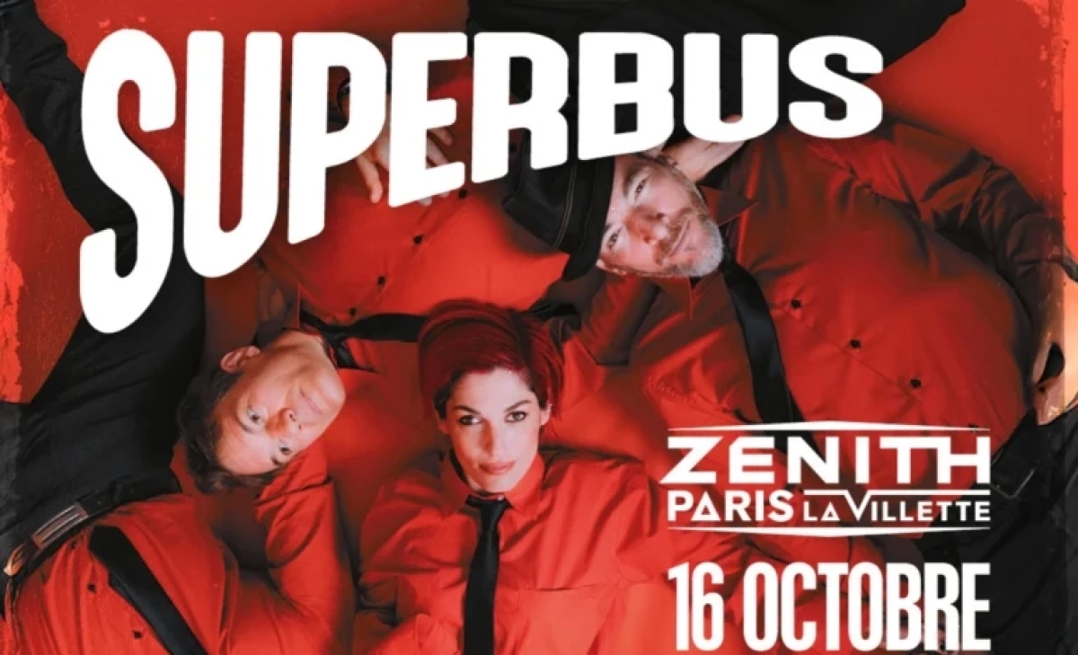 Superbus en Zenith Paris Tickets