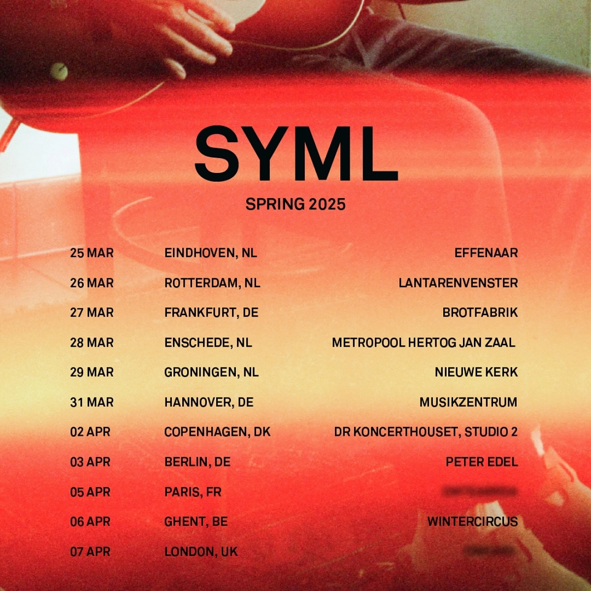 SYML at Brotfabrik Frankfurt Tickets