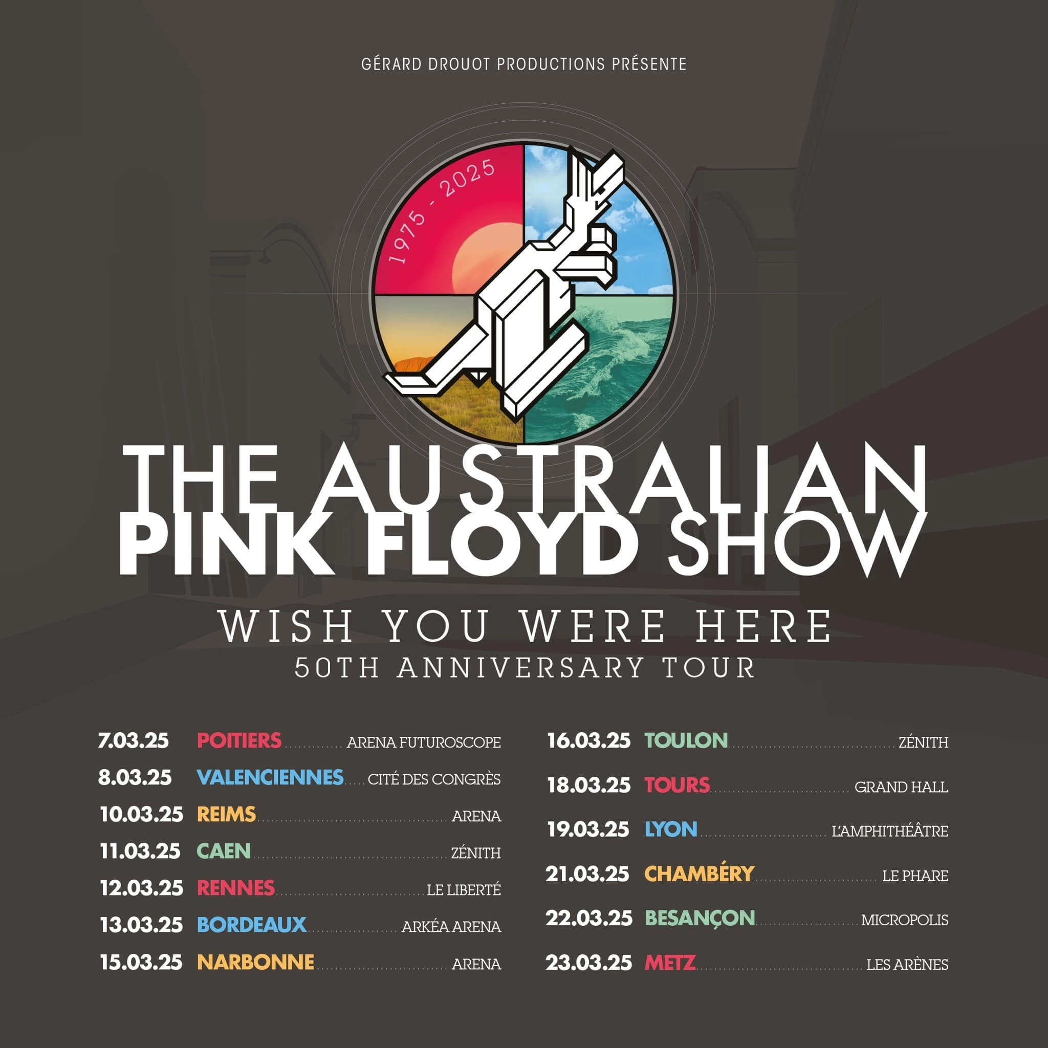 The Australian Pink Floyd Show at Arena Futuroscope Tickets