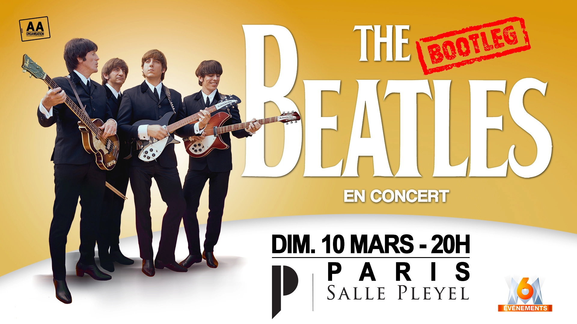 Billets The Bootleg Beatles (Salle Pleyel - Paris)