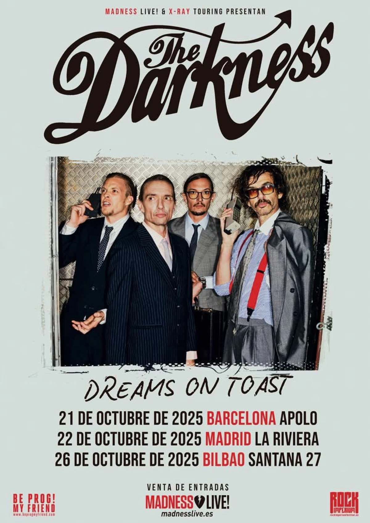 Billets The Darkness (Sala Apolo - Barcelone)