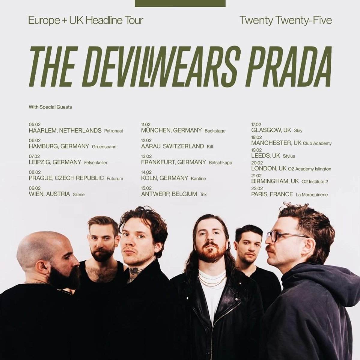 The Devil Wears Prada at La Machine du Moulin Rouge Tickets