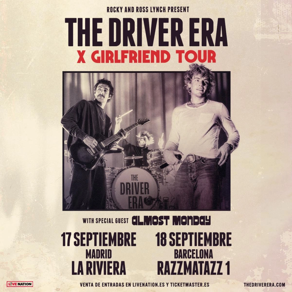 The Driver Era al Razzmatazz Tickets