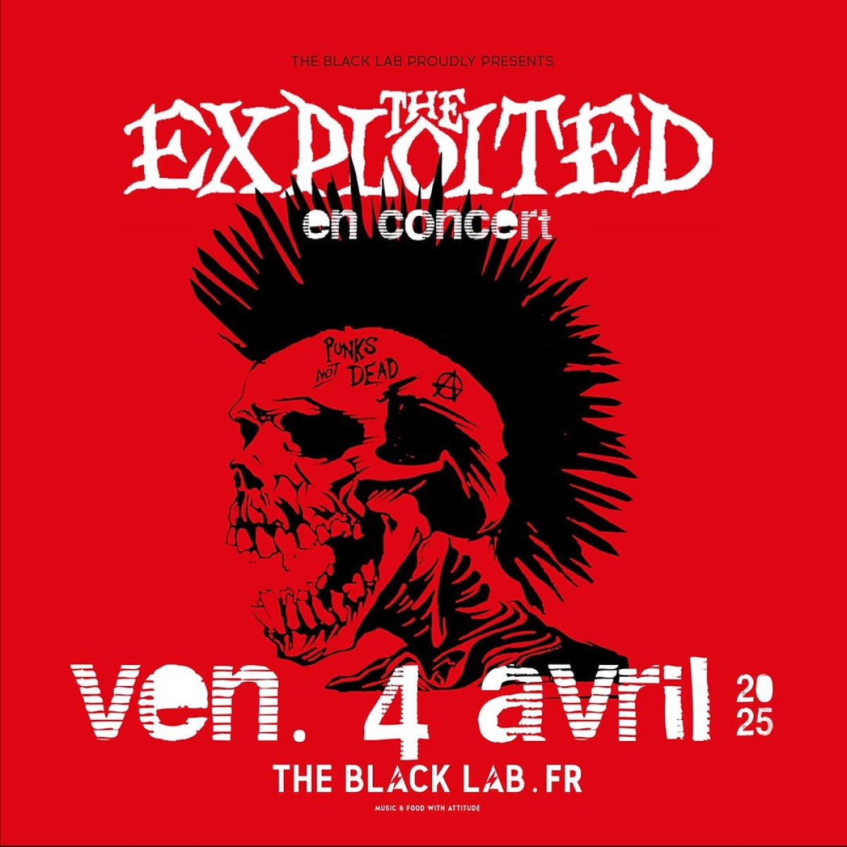 The Exploited en The Black Lab Tickets