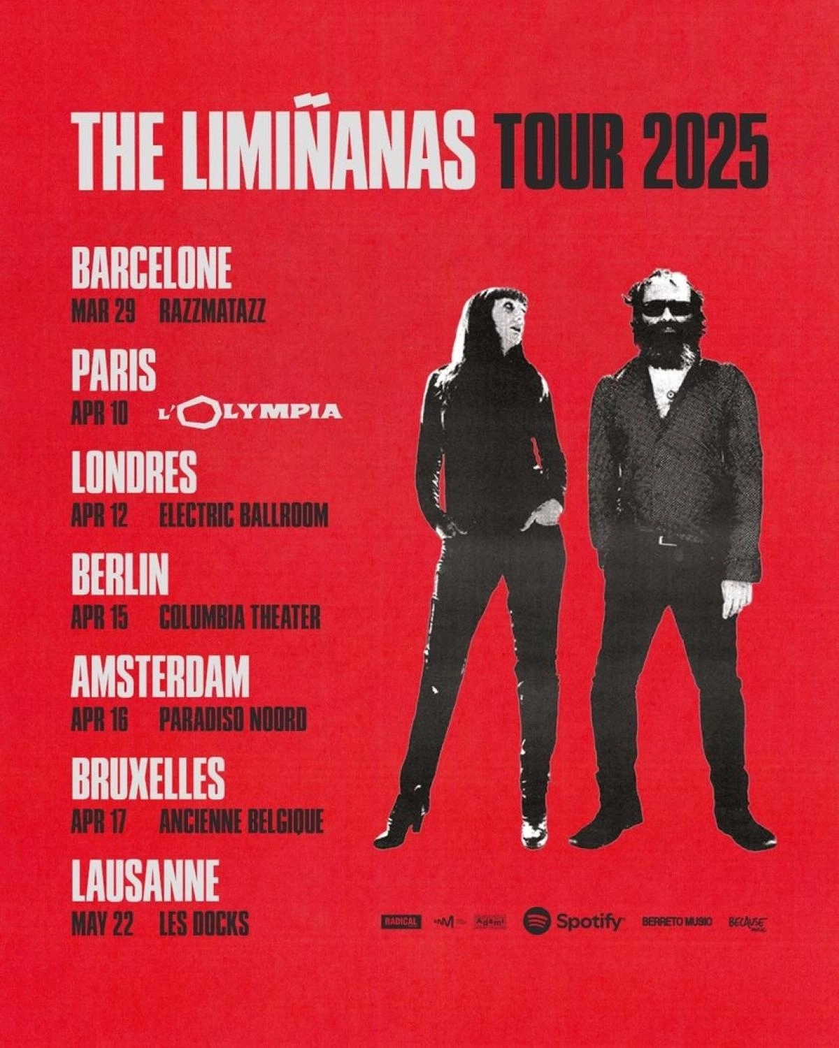 Billets The Liminanas (Ancienne Belgique - Bruxelles)