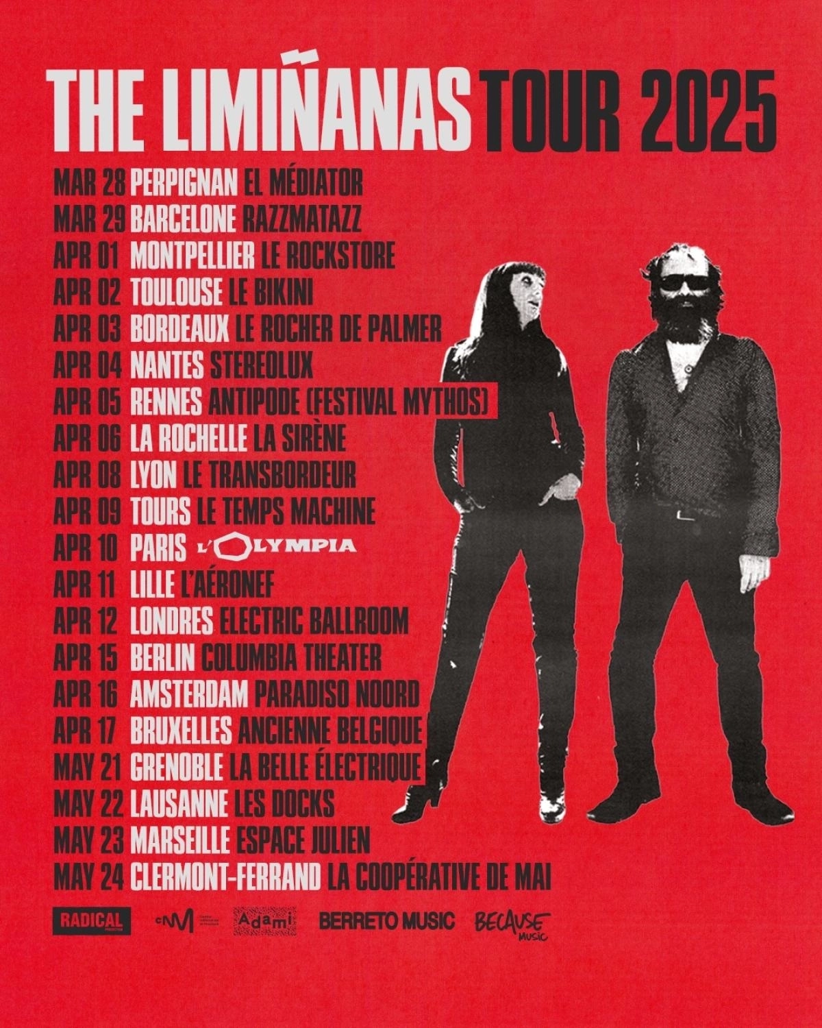 The Limiñanas at Stereolux Tickets