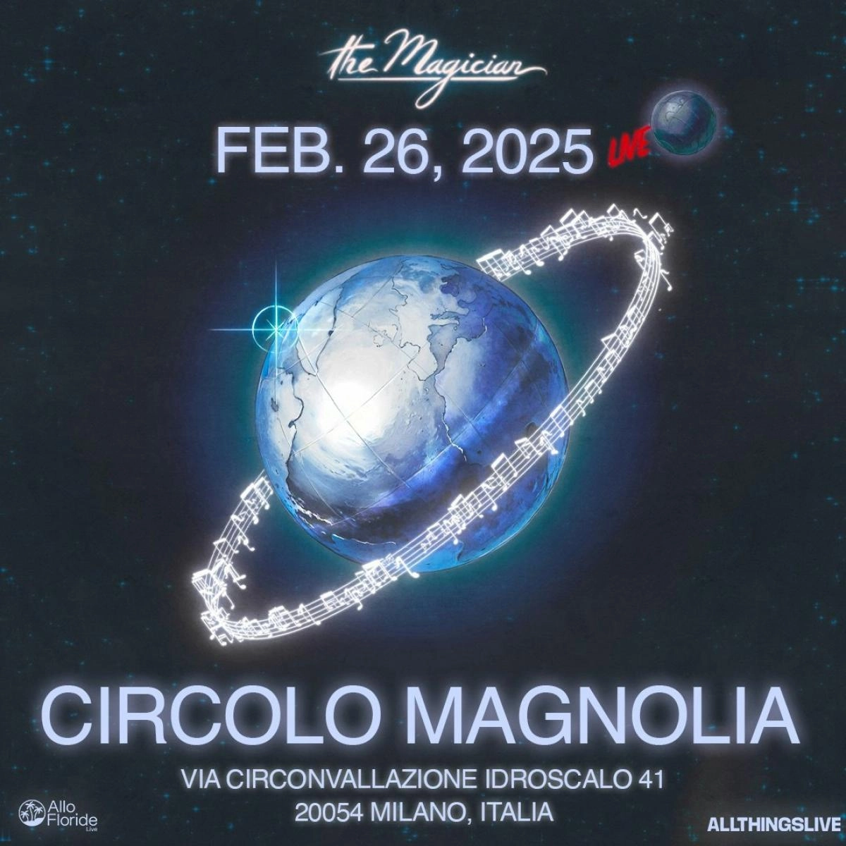 The Magician at Circolo Magnolia Tickets