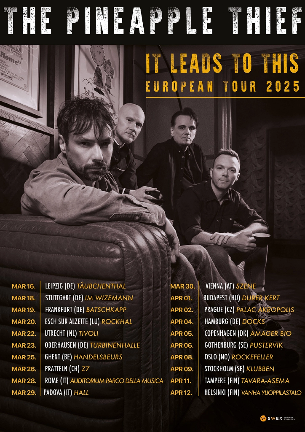 The Pineapple Thief en Docks Hamburg Tickets