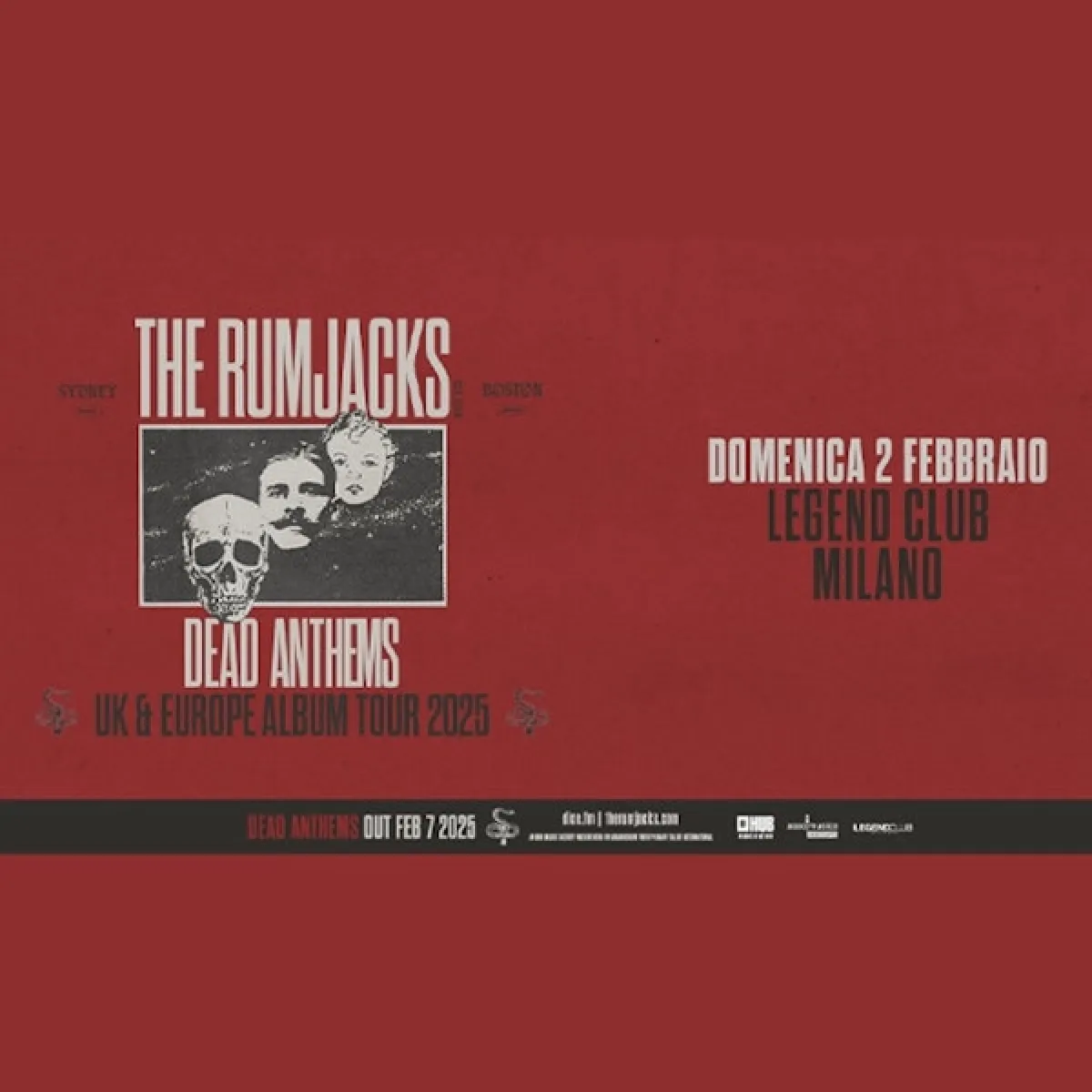 The Rumjacks en Legend Club Milano Tickets