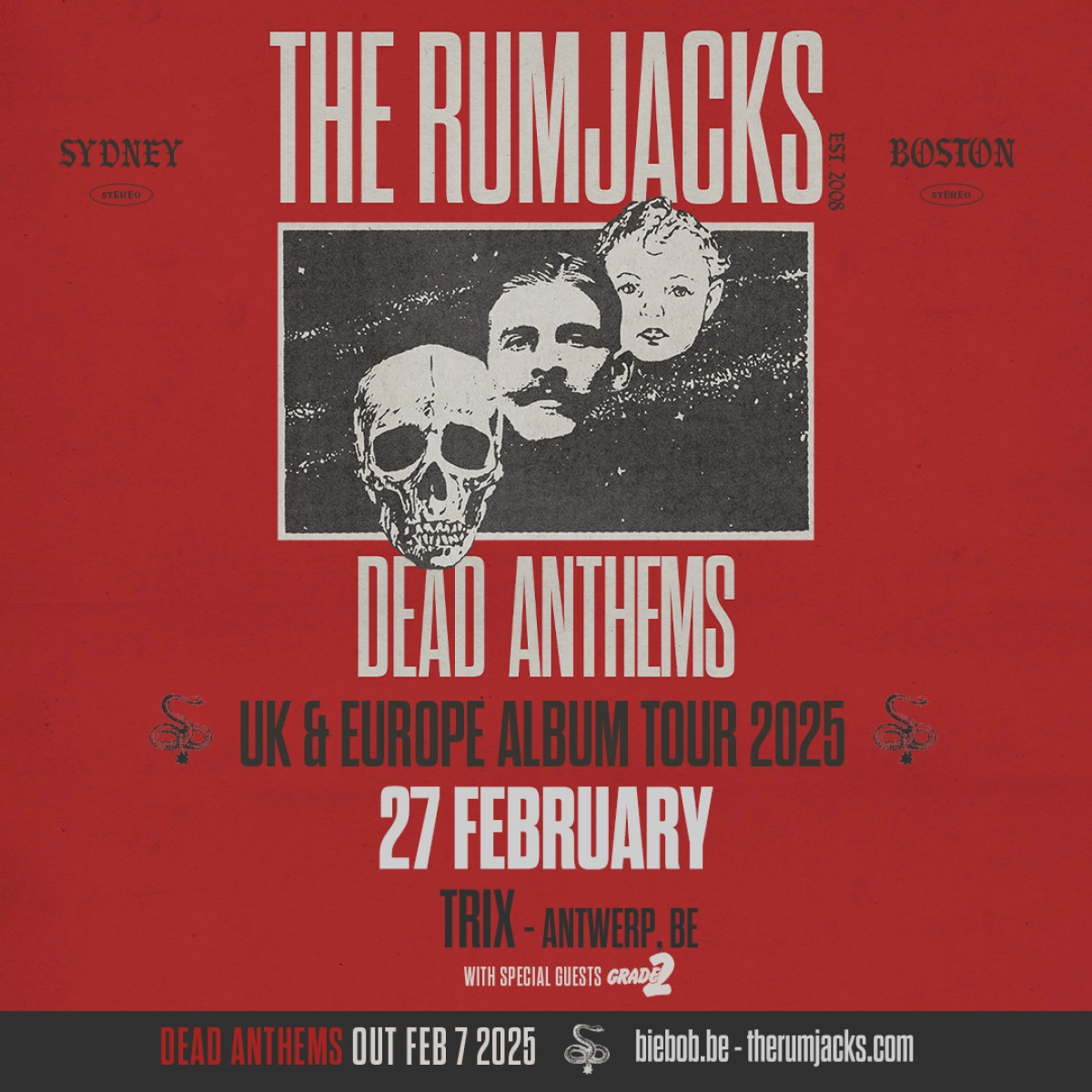 The Rumjacks at Trix Antwerp Tickets