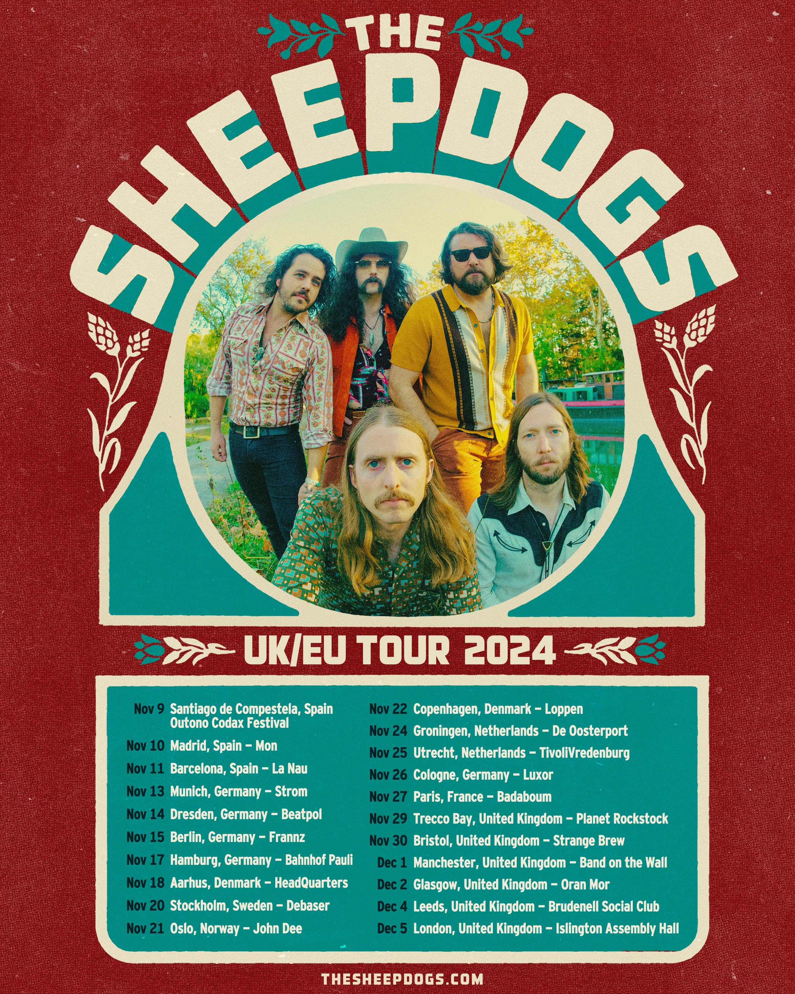 The Sheepdogs at Badaboum Tickets