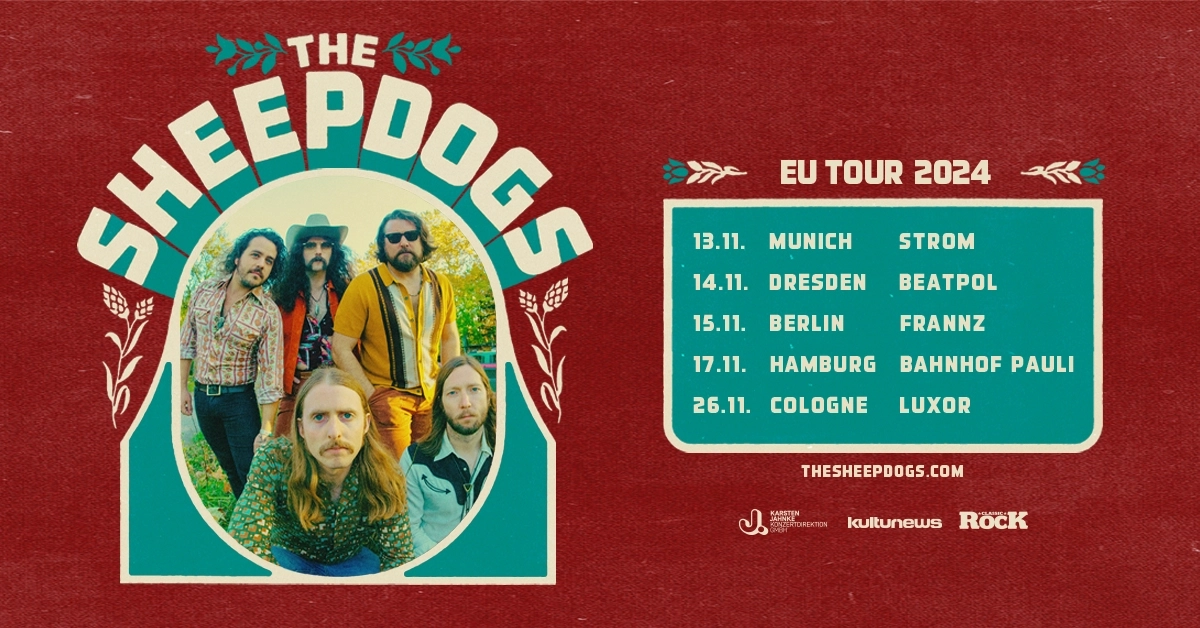 The Sheepdogs at Luxor Cologne Tickets