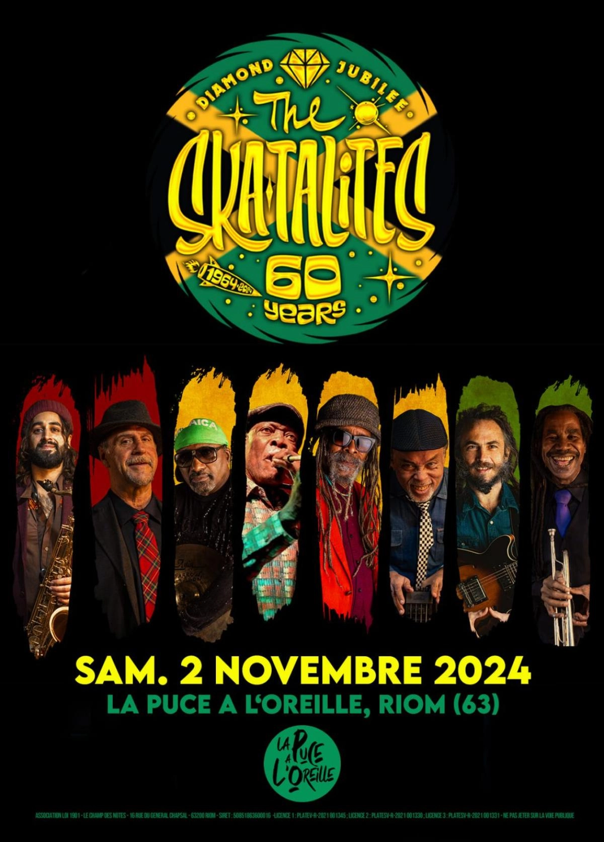 Billets The Skatalites (La Puce A L'oreille - Riom)