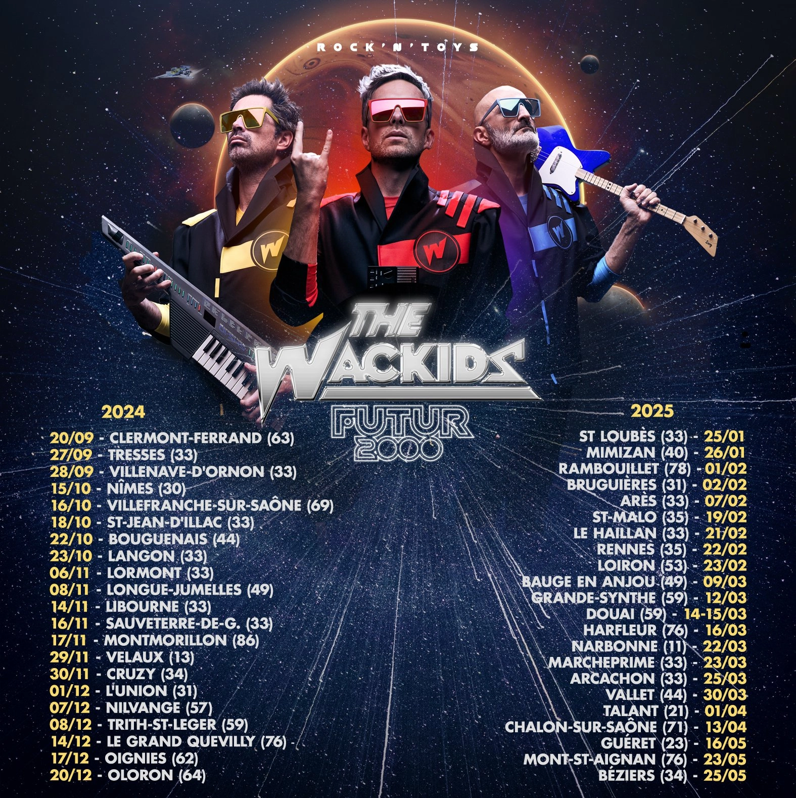 The Wackids - Futur 2000 at Olympia Arcachon Tickets