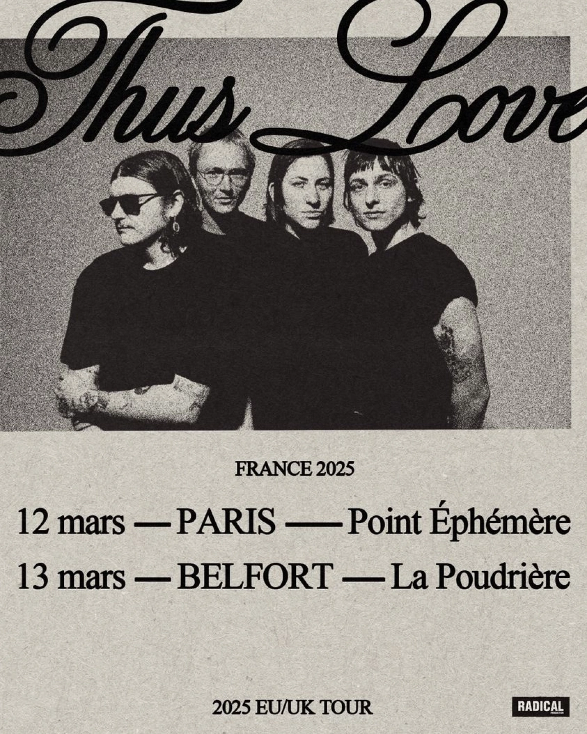 Thus Love at Point Ephémère Tickets