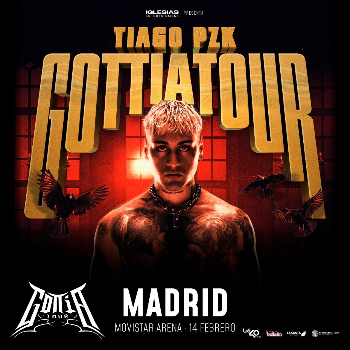 Tiago PZK in der Movistar Arena Madrid Tickets