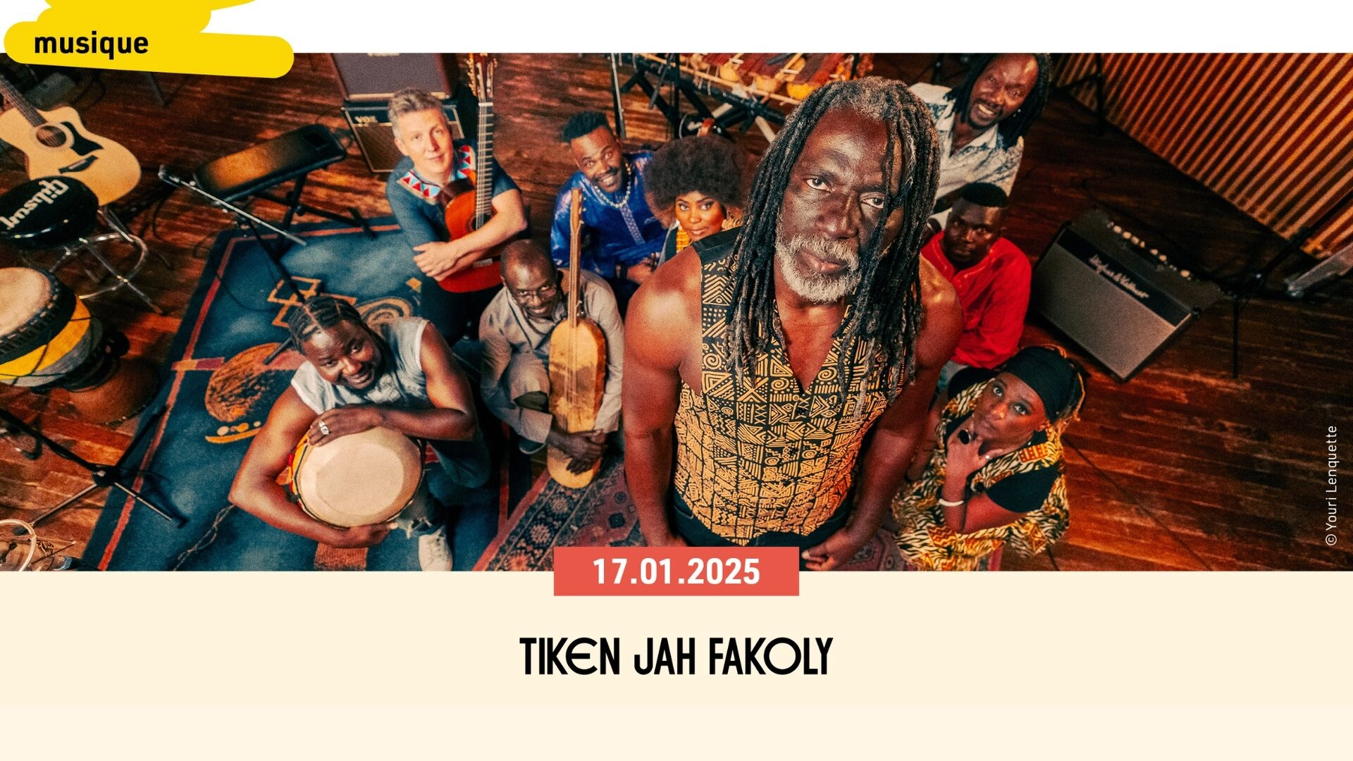 Tiken Jah Fakoly at Theatre de Bethune Tickets