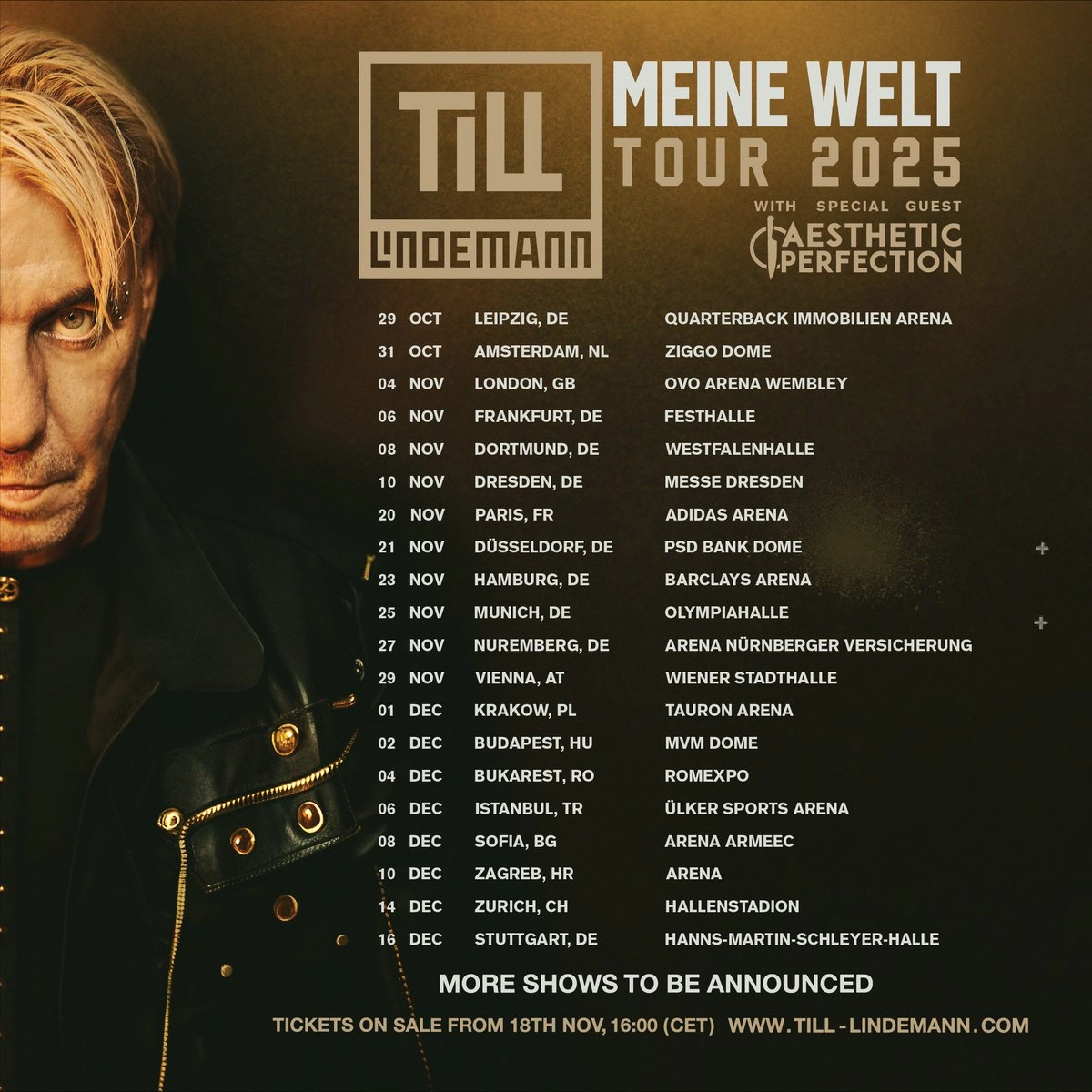 Till Lindemann at Ziggo Dome Tickets