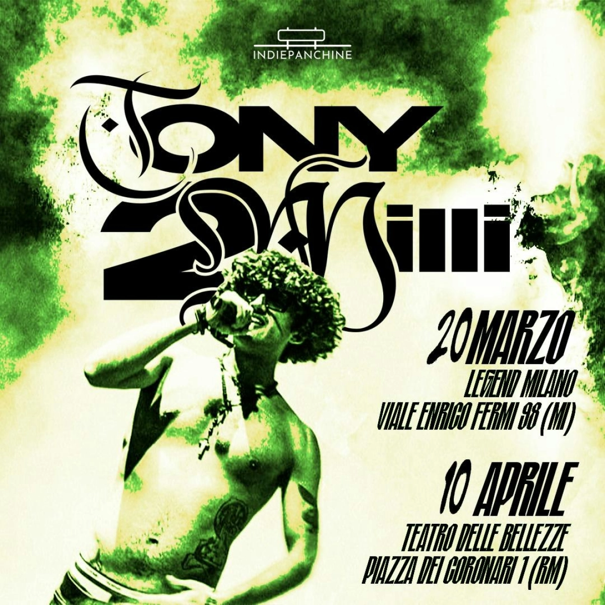 Tony 2Milli al Legend Club Milano Tickets