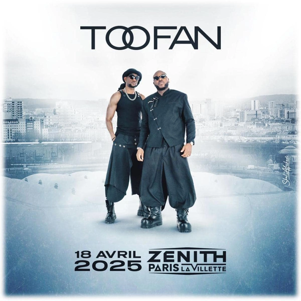 Concert Toofan à Paris (Zenith Paris) du 18 avril 2025