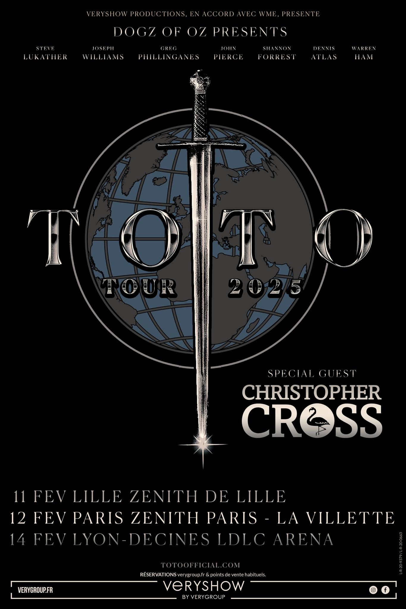 Toto in der Zenith Lille Tickets