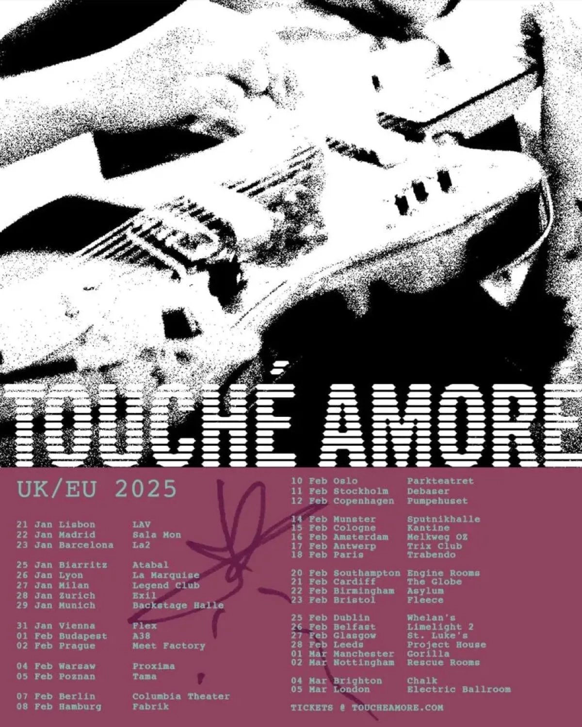 Touché Amoré en Columbia Theater Tickets