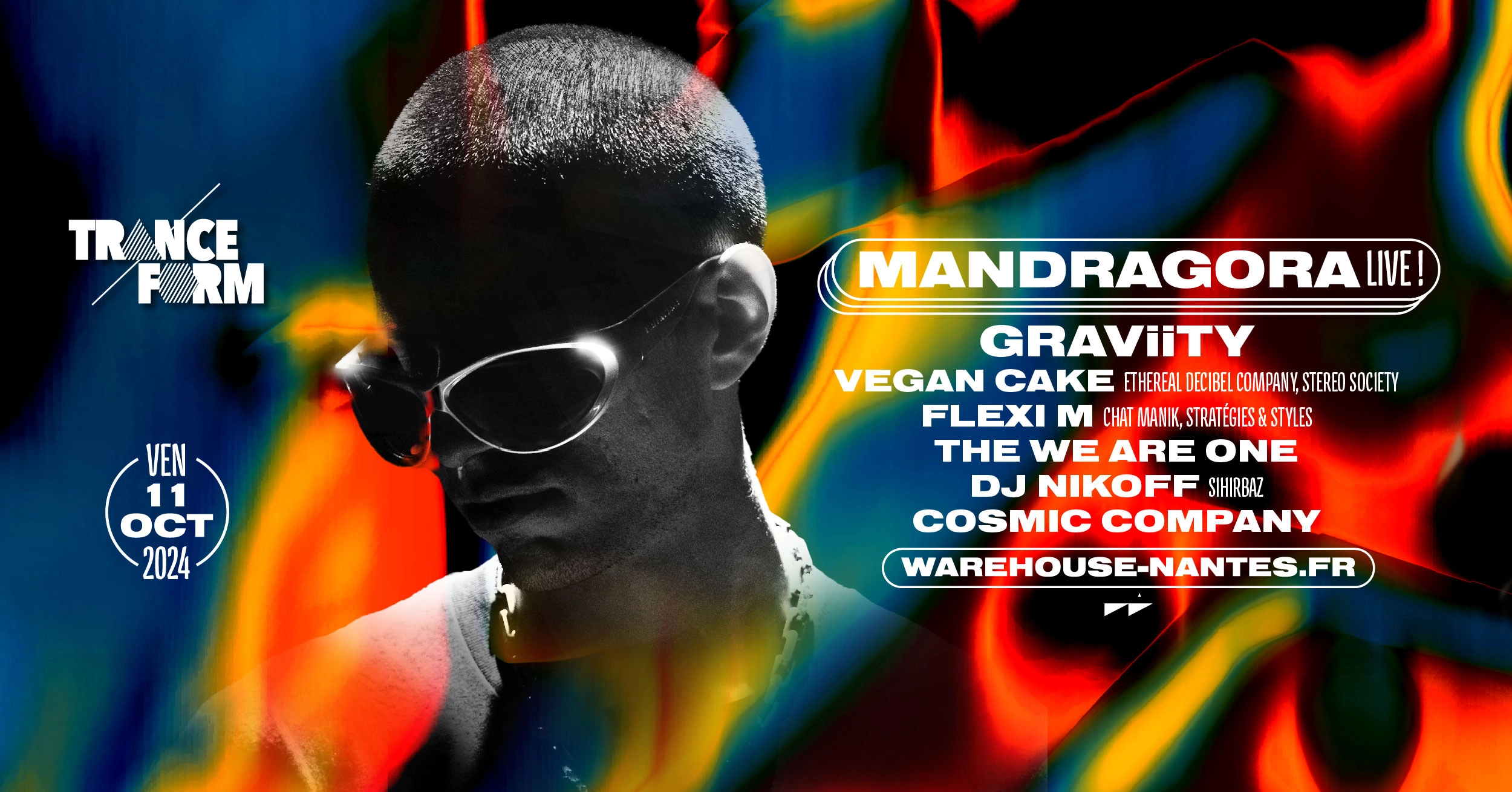 Tranceform with Mandragora Live at Warehouse Nantes Tickets