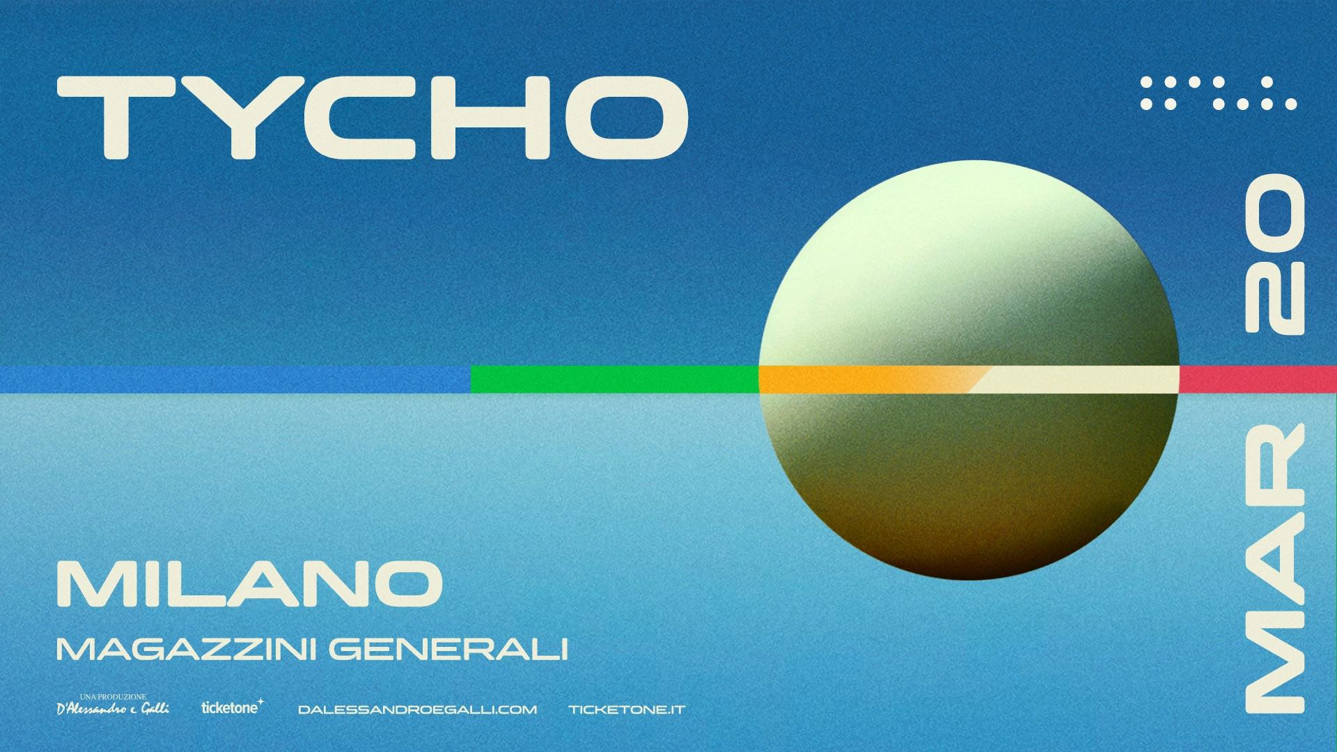 Tycho en Magazzini Generali Tickets