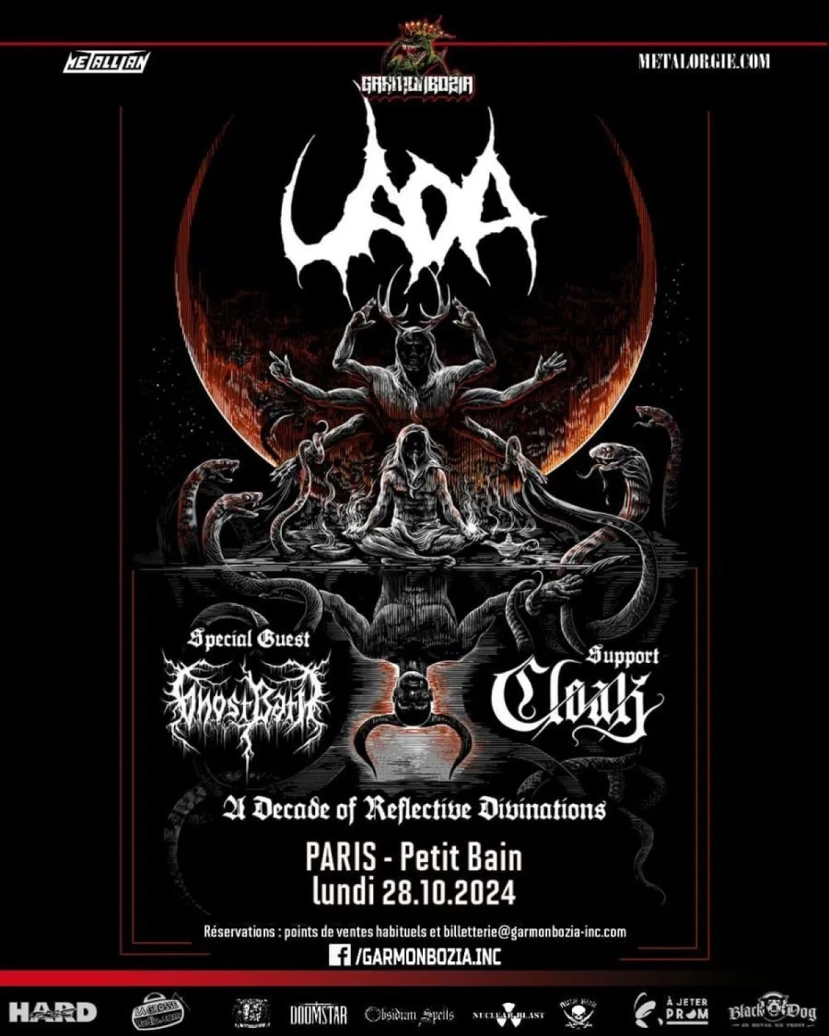 Uada - Ghost Bath - Cloak al Petit Bain Tickets