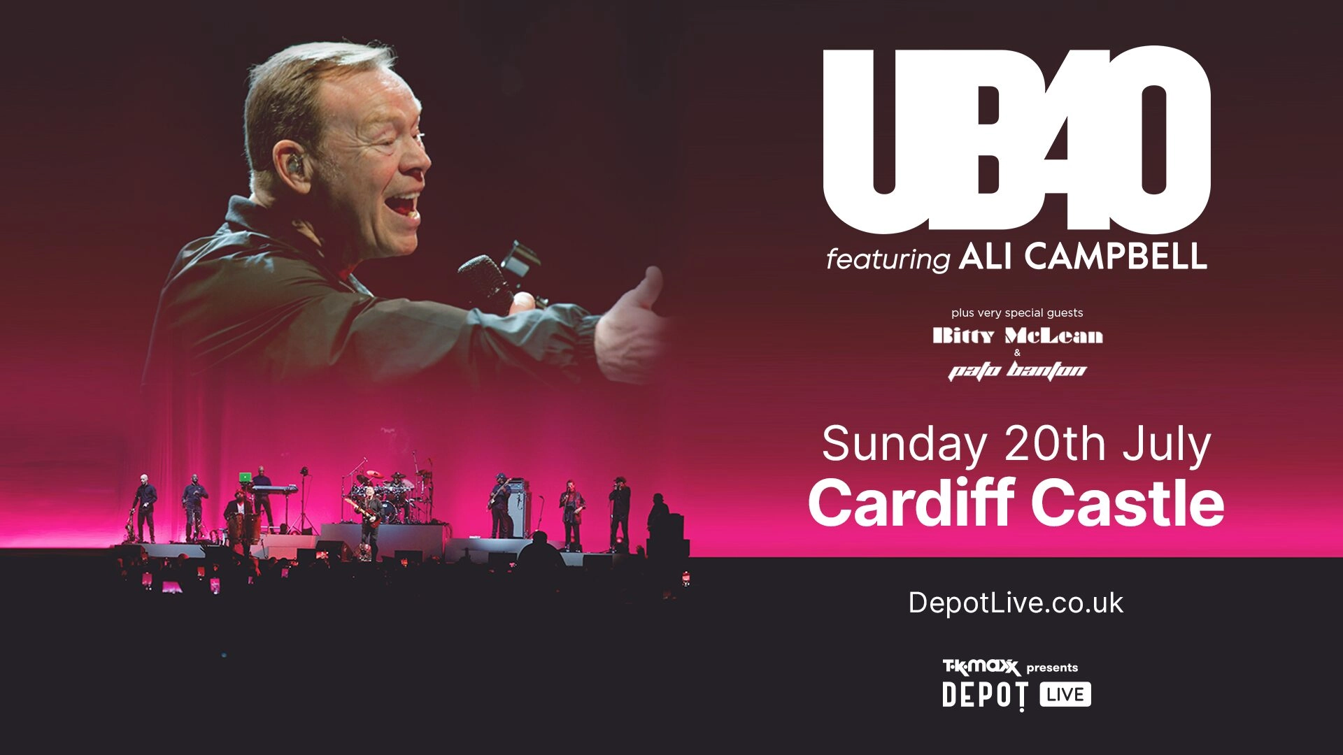 Ub40 Featuring Ali Campbell al Cardiff Castle Tickets