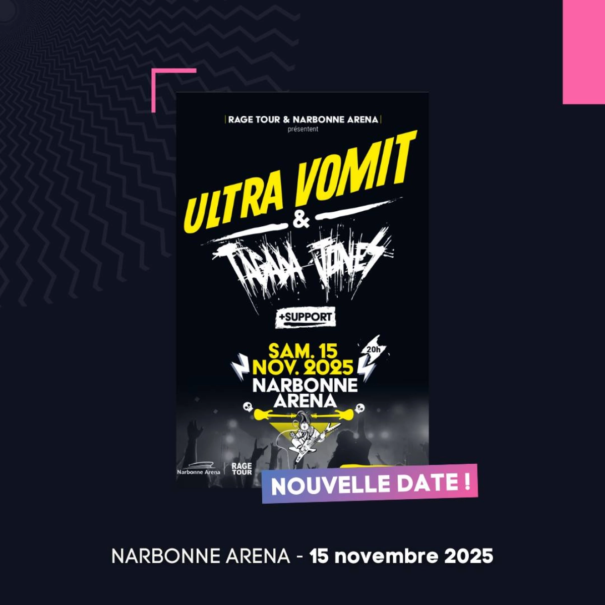 Billets Ultra Vomit (Narbonne Arena - Narbonne)