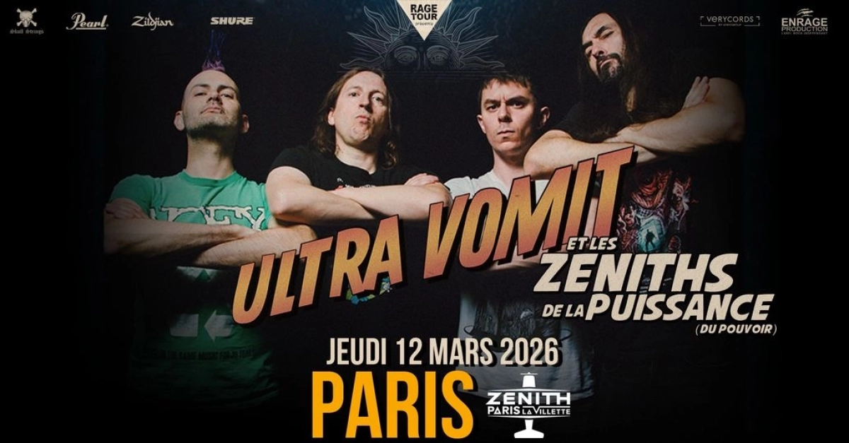 Ultra Vomit in der Zenith Paris Tickets