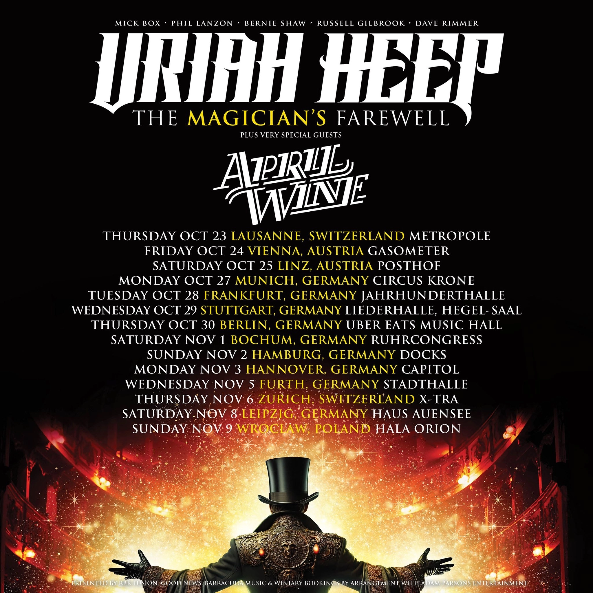 Uriah Heep en Capitol Hannover Tickets