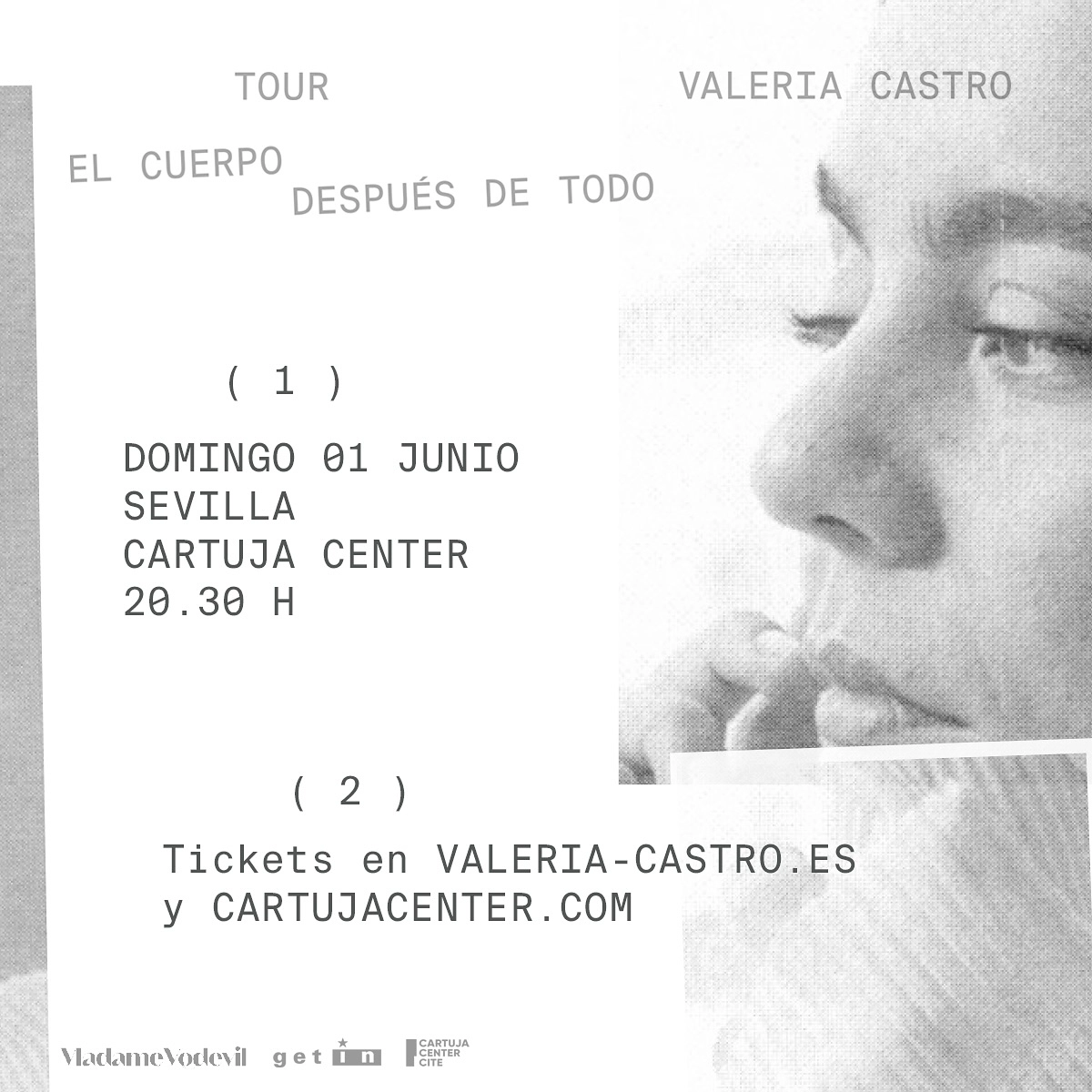 Valeria Castro en Cartuja Center Cite Tickets