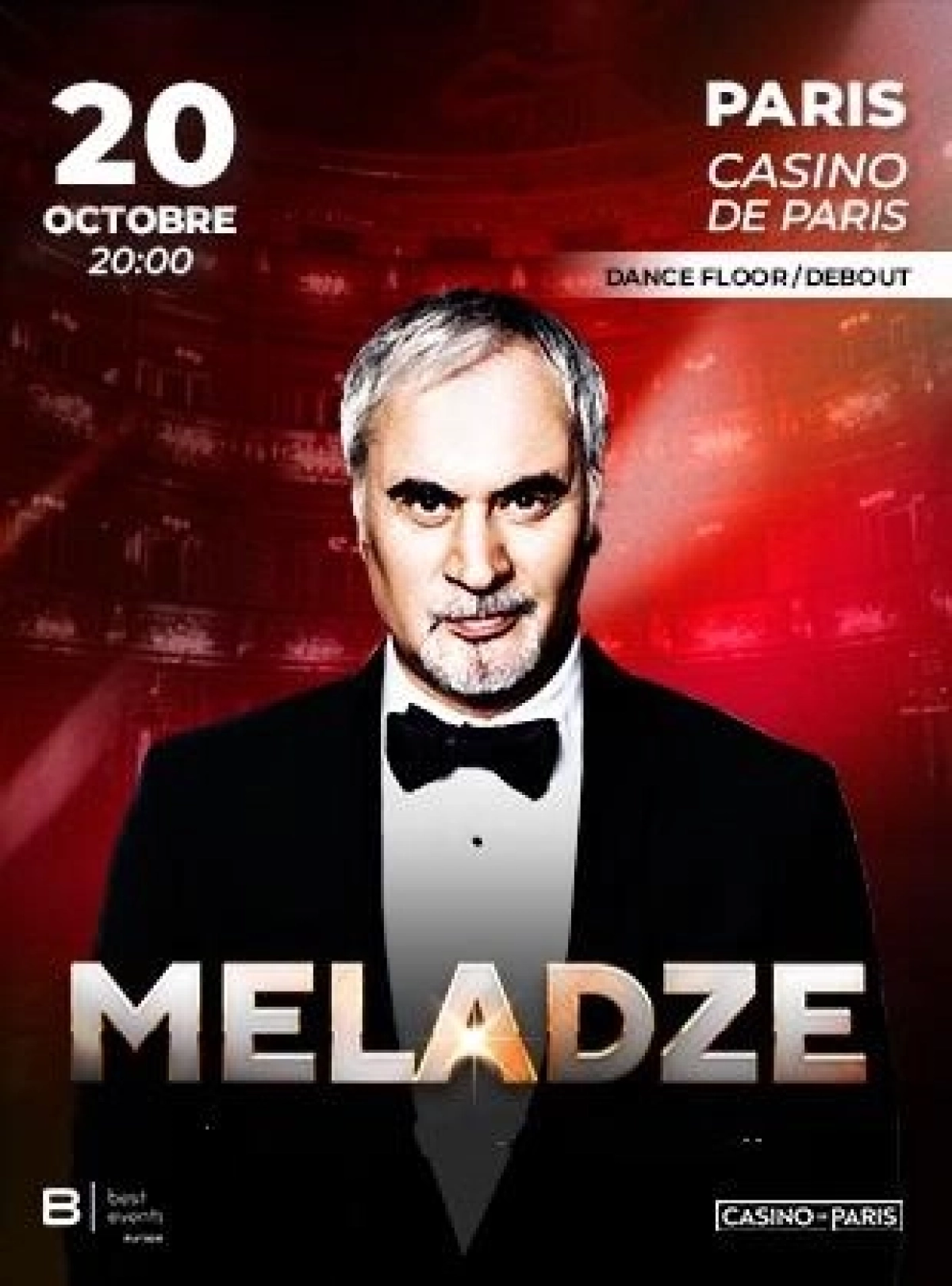 Valery Meladze en Casino de Paris Tickets