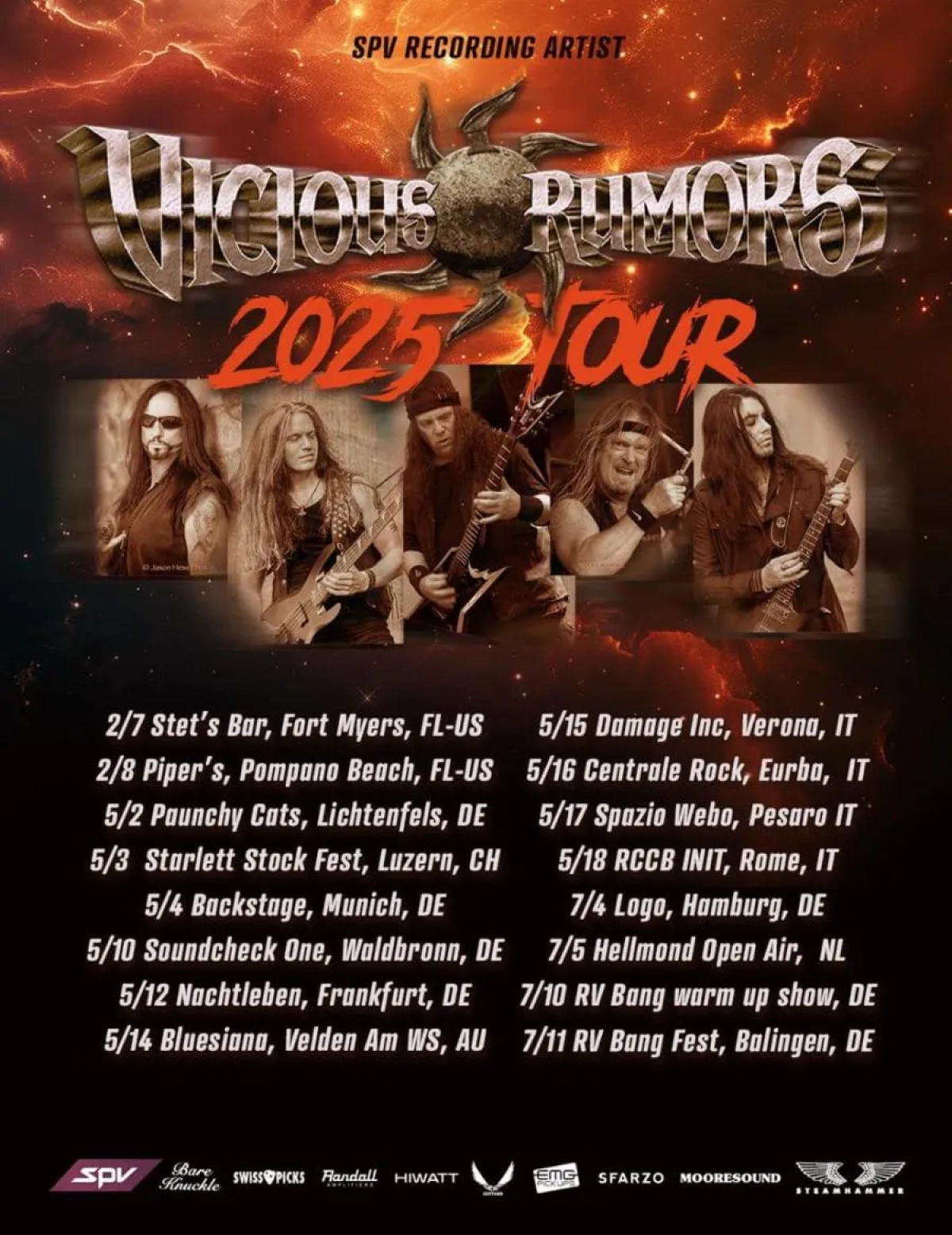 Vicious Rumors at LOGO Hamburg Tickets