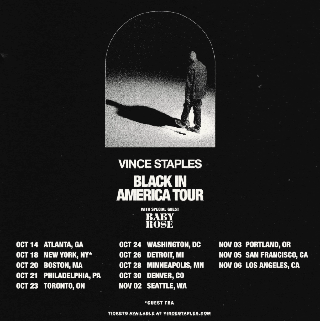 Vince Staples at The Anthem Tickets